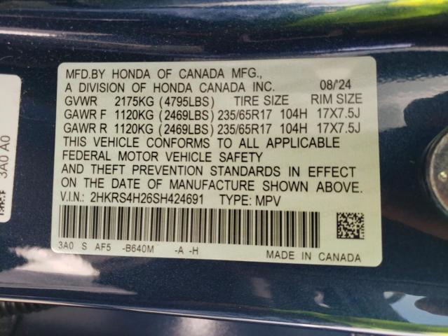 2025 HONDA CR-V LX - 2HKRS4H26SH424691
