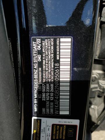2022 MERCEDES-BENZ C 300 - W1KAF4GB2NR050618
