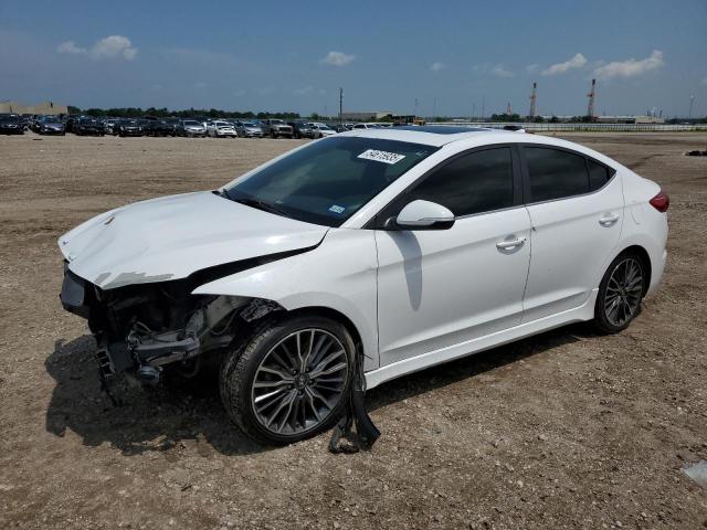 Vin: kmhd04lb6ju508954, lot: 54615935, hyundai elantra sport 2018 img_1