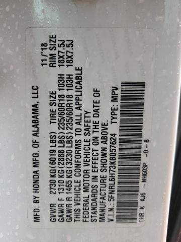 2019 HONDA ODYSSEY EX - 5FNRL6H73KB057624