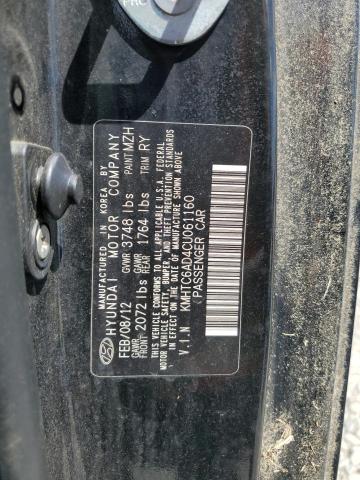 2012 HYUNDAI VELOSTER - KMHTC6AD4CU061160