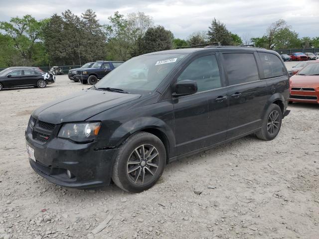 DODGE GRAND CARA 2018 black  flexible fuel 2C4RDGEG9JR318782 photo #1