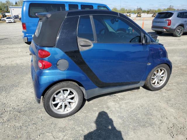 SMART FORTWO PAS 2008 blue  gas WMEEK31X38K103444 photo #4