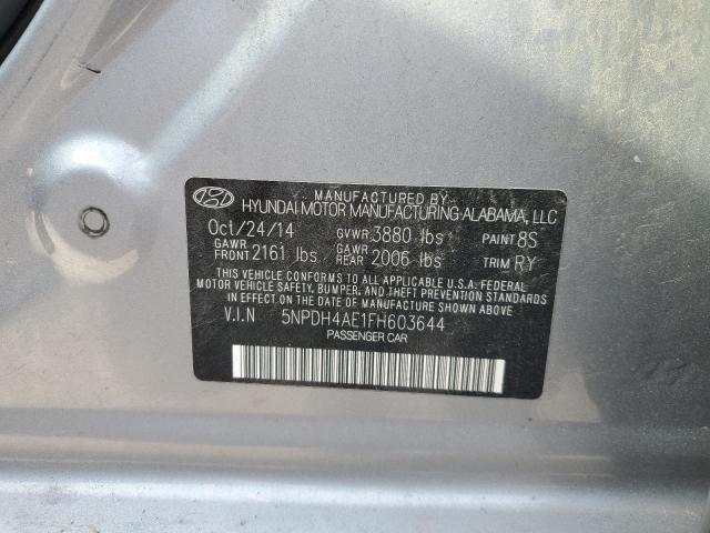 2015 HYUNDAI ELANTRA SE - 5NPDH4AE1FH603644