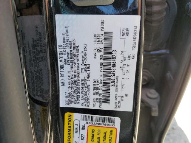 2017 LINCOLN MKZ PREMIE 3LN6L5A98HR648253