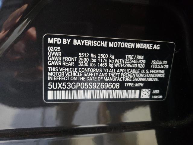 2025 BMW X3 30 XDRI 5UX53GP05S9Z69608