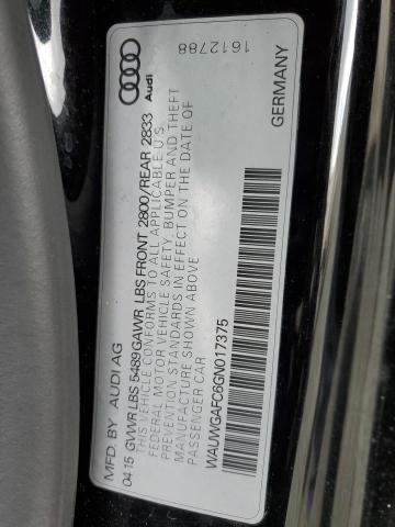 2016 AUDI A7 PREMIUM WAUWGAFC6GN017375