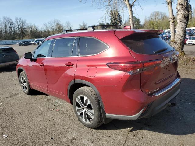 Vin: 5tdhbrch9ms535348, lot: 51800035, toyota highlander hybrid xle 20212