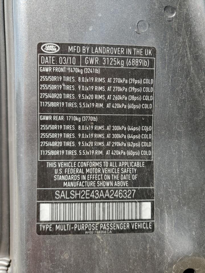 LAND ROVER RANGE ROVER SC