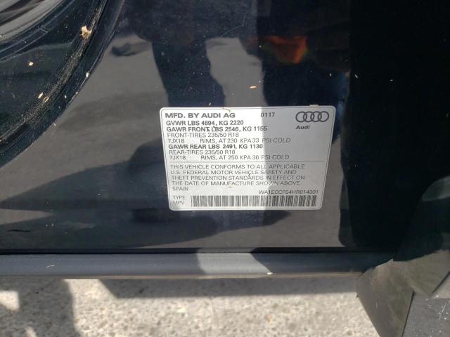 2017 AUDI Q3 PREMIUM WA1ECCFS4HR014301