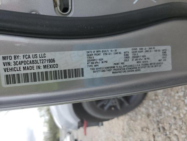 2020 DODGE JOURNEY SE - 3C4PDCAB3LT271906