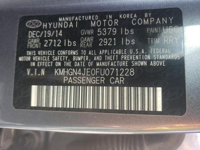 2015 HYUNDAI GENESIS 3. - KMHGN4JE0FU071228