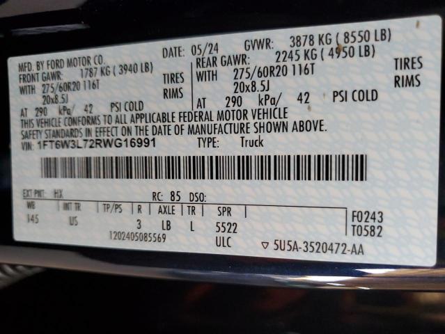 2024 FORD F150 LIGHT - 1FT6W3L72RWG16991