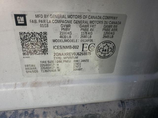 2018 CHEVROLET EQUINOX LS - 2GNAXREV0J6268975