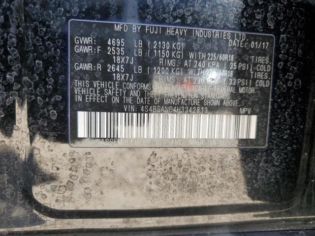 2017 SUBARU OUTBACK 2. - 4S4BSANC4H3342813