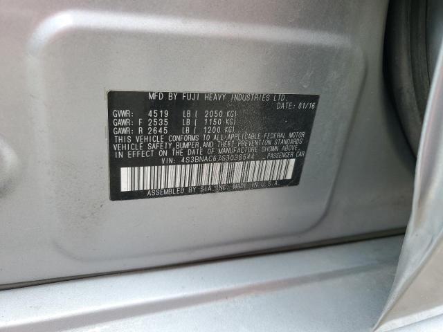 2016 SUBARU LEGACY 2.5 - 4S3BNAC67G3038544