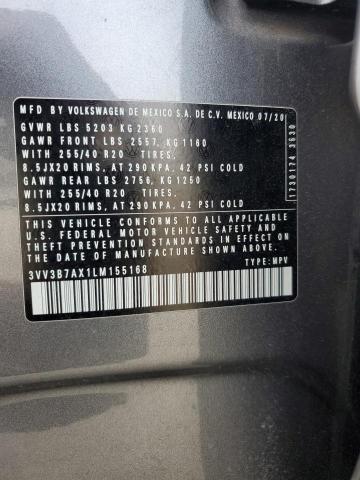 2020 VOLKSWAGEN TIGUAN SE - 3VV3B7AX1LM155168