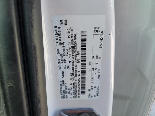 2016 FORD ESCAPE TIT - 1FMCU9J91GUC16375