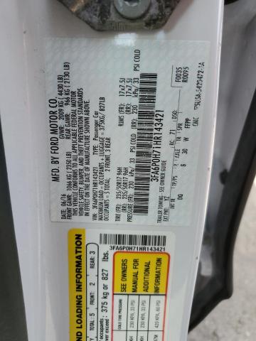2017 FORD FUSION SE - 3FA6P0H71HR143421