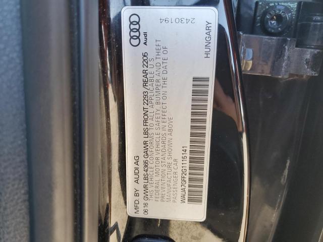 2016 AUDI A3 PREMIUM WAUA7GFF2G1115141