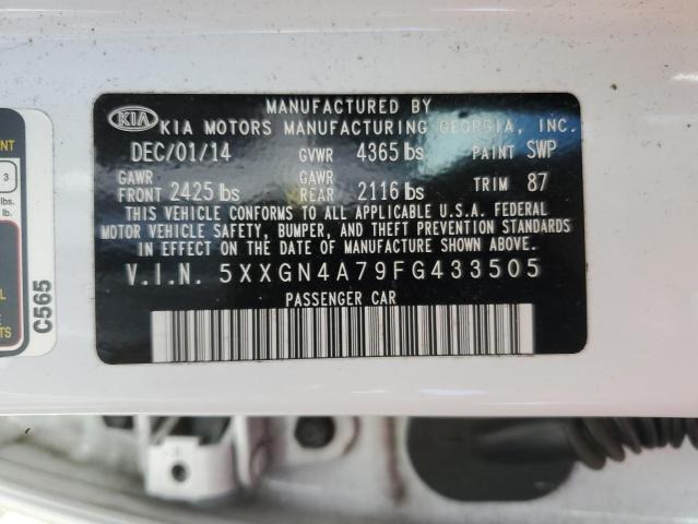 2015 KIA OPTIMA EX - 5XXGN4A79FG433505