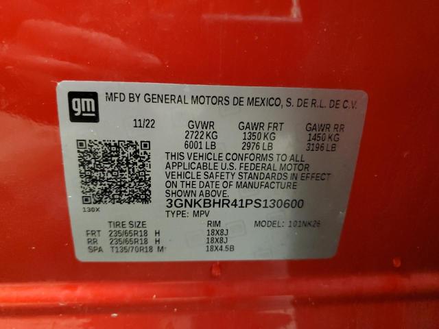 2023 CHEVROLET BLAZER 2LT 3GNKBHR41PS130600