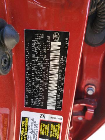 2021 TOYOTA CAMRY SE - 4T1G11AKXMU416276