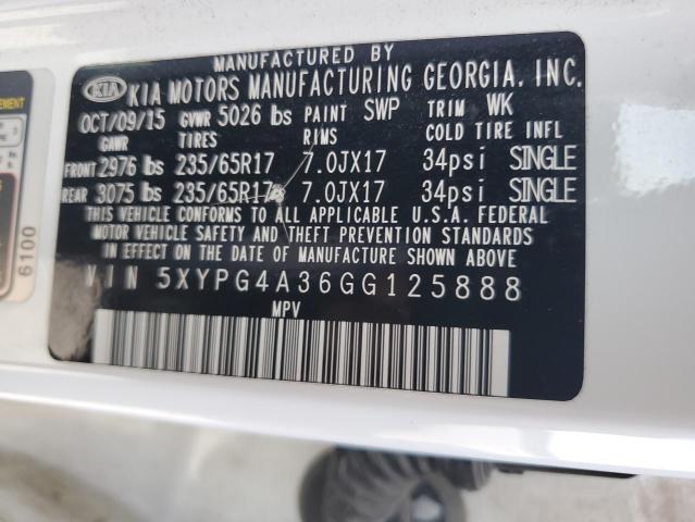 2016 KIA SORENTO LX - 5XYPG4A36GG125888