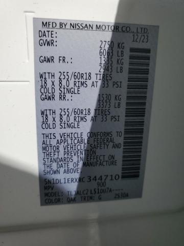 2024 INFINITI QX60 PURE 5N1DL1ERXRC344710