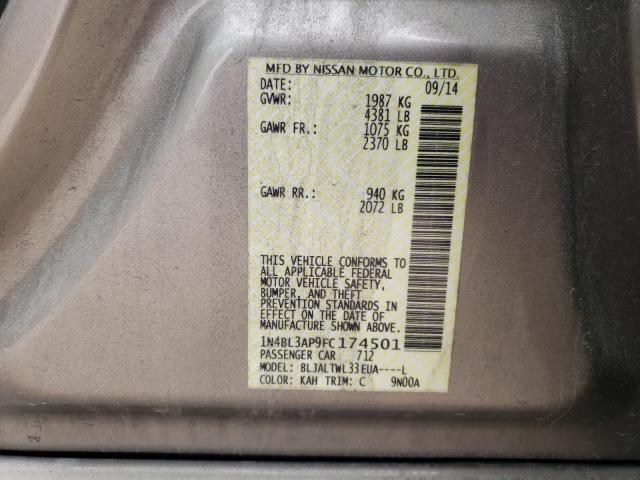2015 NISSAN ALTIMA 3.5 - 1N4BL3AP9FC174501