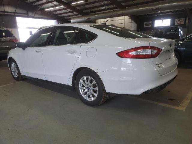FORD FUSION S 2015 white sedan 4d gas 3FA6P0G70FR299254 photo #3