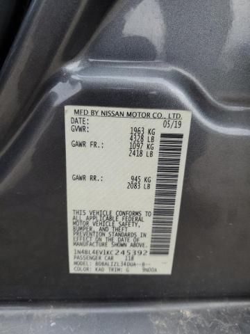 2019 NISSAN ALTIMA SL - 1N4BL4EV1KC245392