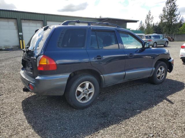 HYUNDAI SANTA FE G 2004 blue  gas KM8SC13D34U828462 photo #4
