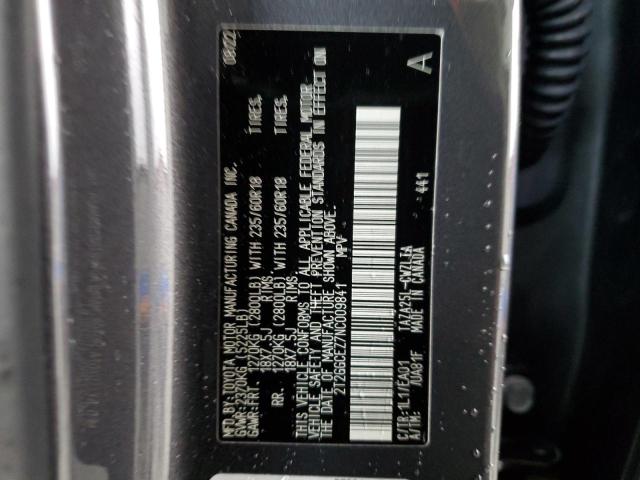 2022 LEXUS NX 350 2T2GGCEZ7NC009841