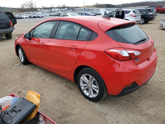 Vin: 3g1bc6sm2ks601594, lot: 54215035, chevrolet cruze ls 20192