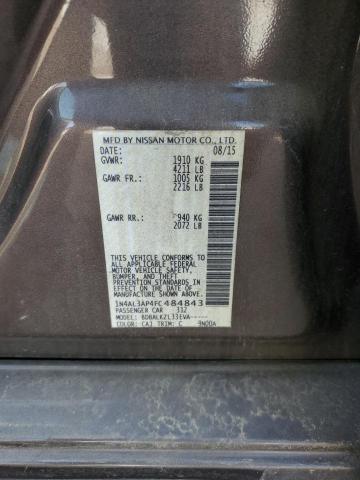 2015 NISSAN ALTIMA 2.5 - 1N4AL3AP4FC484843