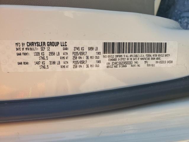 2013 CHRYSLER TOWN & COU - 2C4RC1BG2DR565263