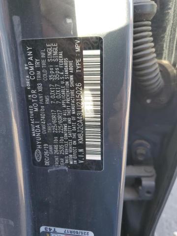 2020 HYUNDAI TUCSON SE - KM8J2CA43LU215026