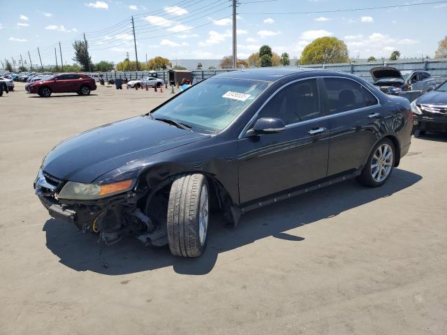 ACURA TSX 2006 black  gas JH4CL968X6C003127 photo #1