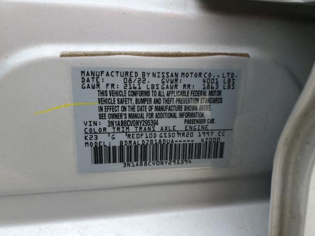 2022 NISSAN SENTRA SV - 3N1AB8CV0NY295394