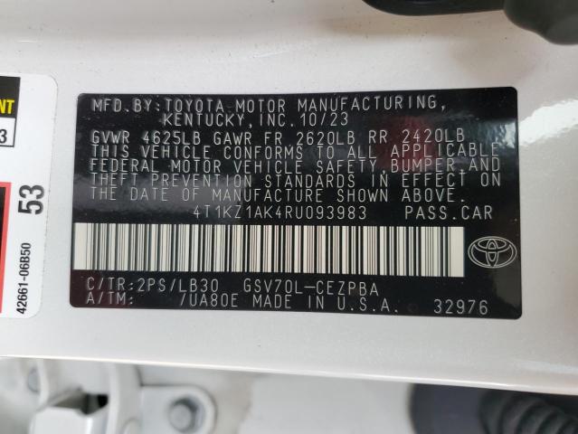 2024 TOYOTA CAMRY TRD - 4T1KZ1AK4RU093983