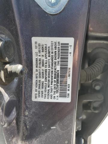2021 HONDA INSIGHT EX - 19XZE4F56ME008474