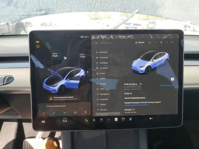 2021 TESLA MODEL Y 5YJYGDEE3MF305123