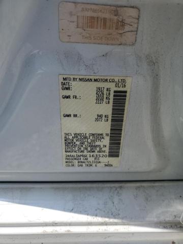 2016 NISSAN ALTIMA 2.5 - 1N4AL3AP6GC163520
