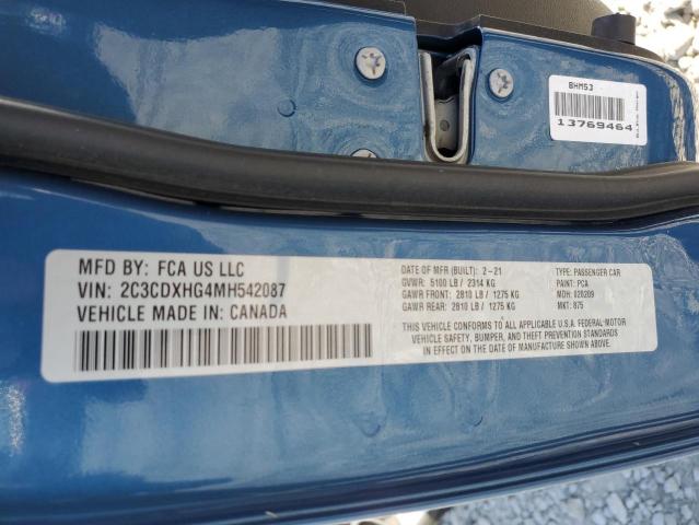 2021 DODGE CHARGER GT - 2C3CDXHG4MH542087
