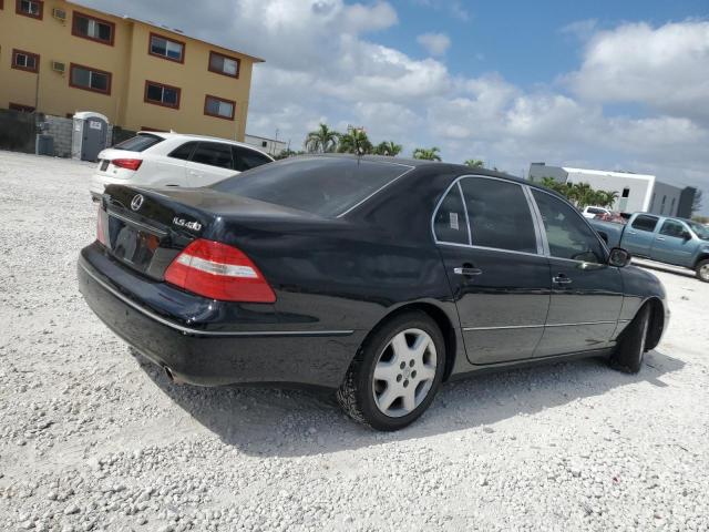 LEXUS LS 430 2005 black  gas JTHBN36F755014039 photo #4