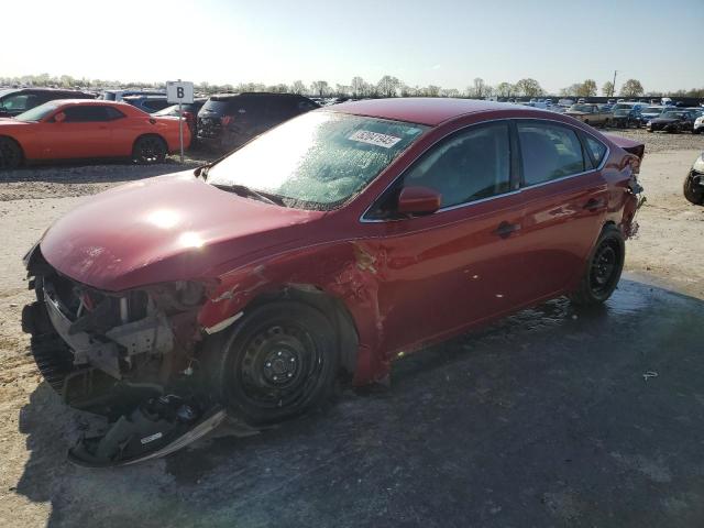 NISSAN SENTRA S 2013 red  gas 3N1AB7AP9DL771667 photo #1