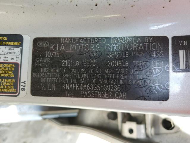 2016 KIA FORTE LX - KNAFK4A63G5539236