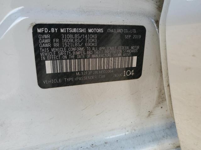 2020 MITSUBISHI MIRAGE G4 - ML32F3FJ8LHF02064
