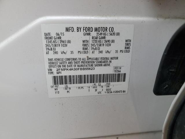2015 FORD EDGE TITAN 2FMPK4K80FBB55623